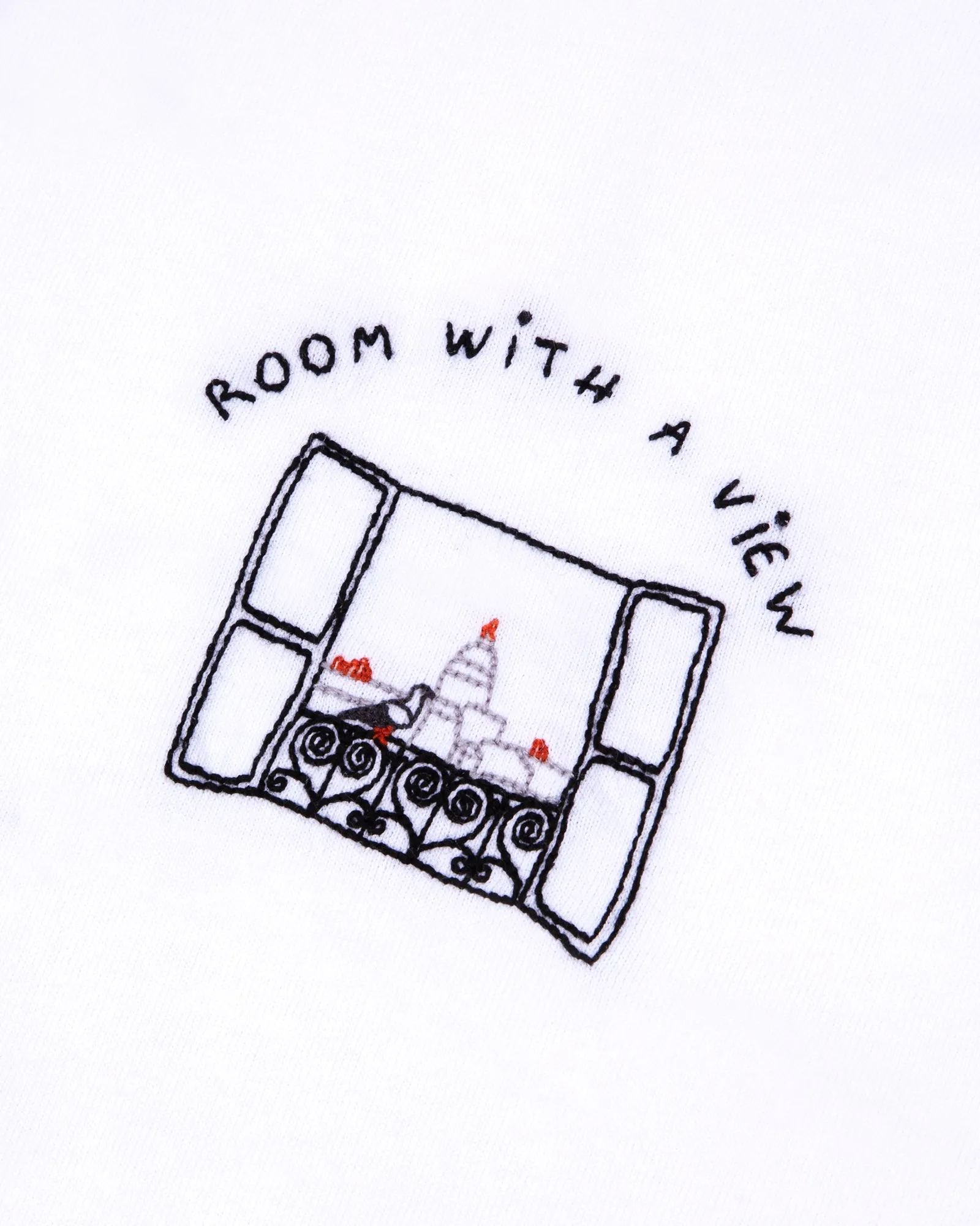 "Room With The View" patureau t-shirt sold by Maison Labiche product image thumbnail 3