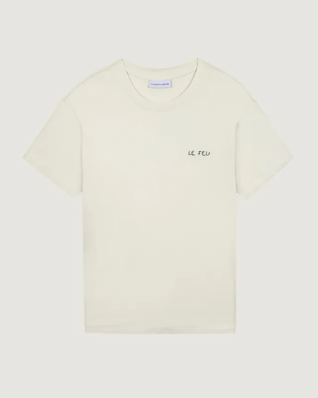 "Le Feu" popincourt t-shirt sold by Maison Labiche