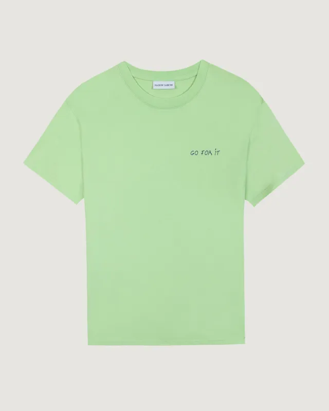 "Go For It" popincourt t-shirt sold by Maison Labiche