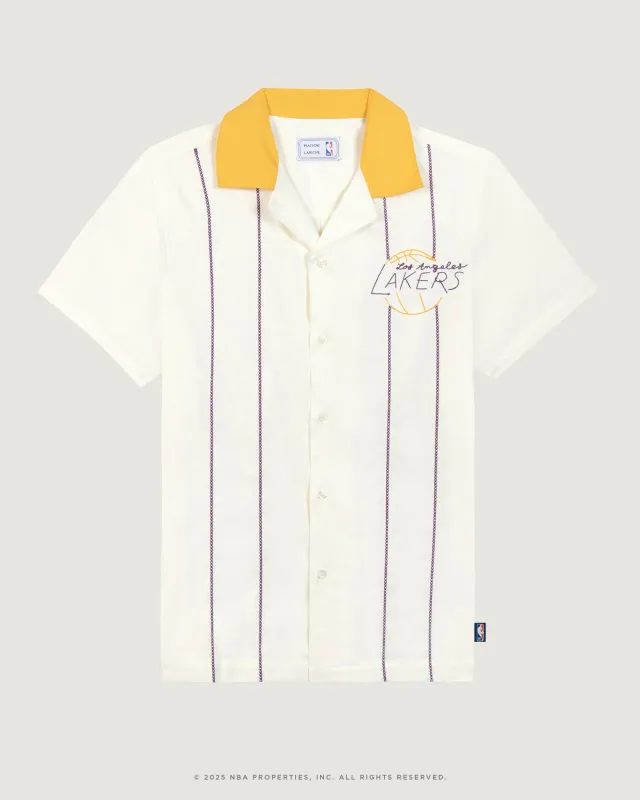 "Mlb X Nba Los Angeles Lakers" morney shirt sold by Maison Labiche