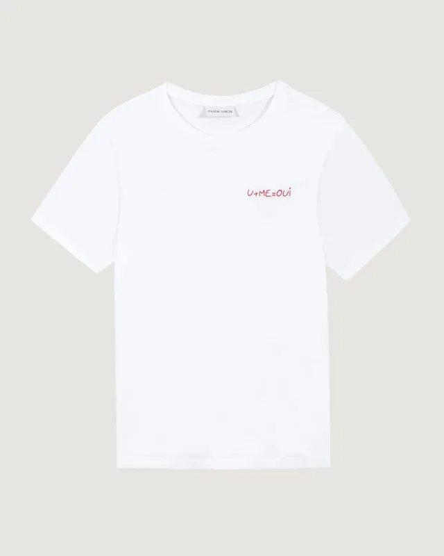 "U And Me" popincourt t-shirt sold by Maison Labiche