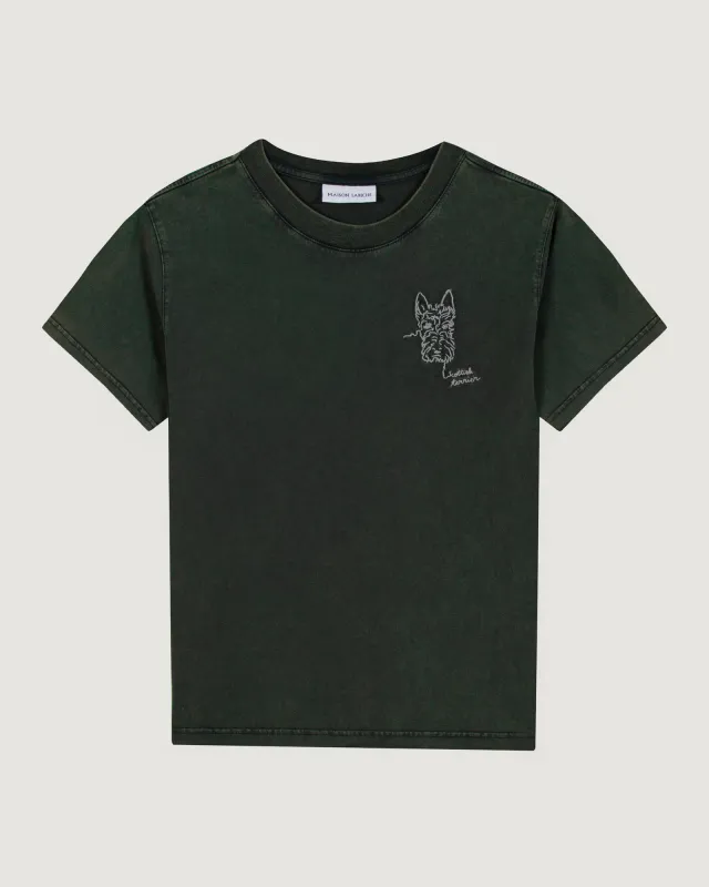 "Scottish Dog" popincourt t-shirt sold by Maison Labiche