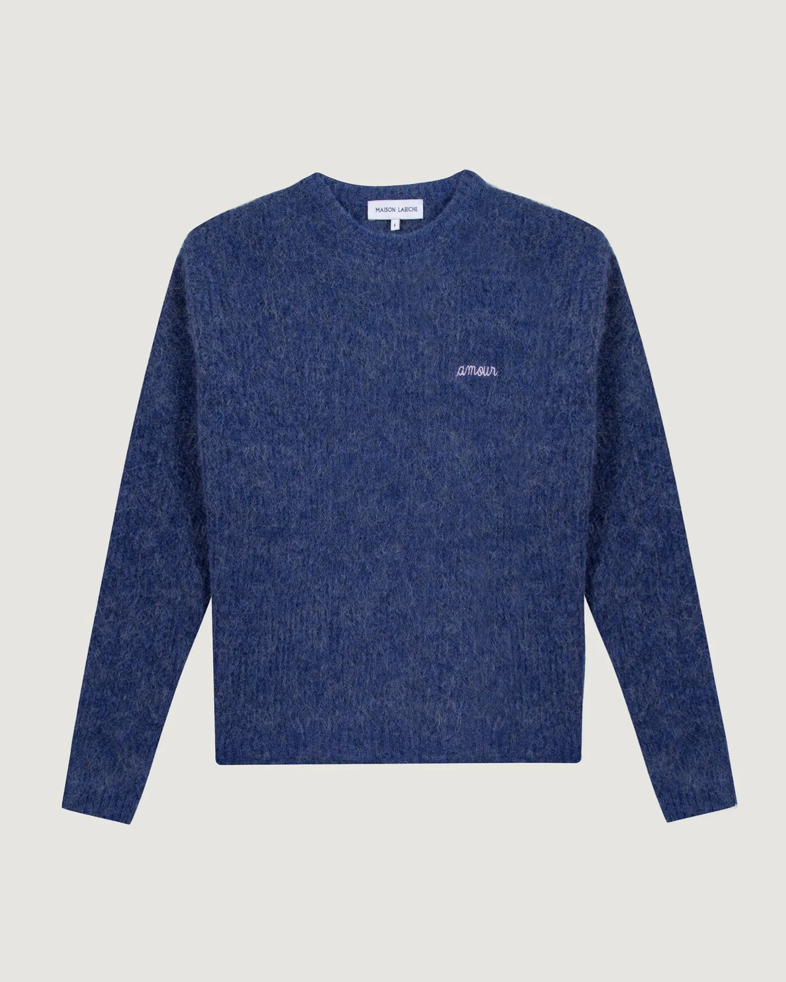 "Amour" Cerisoles wool and alpaga sweater sold by Maison Labiche