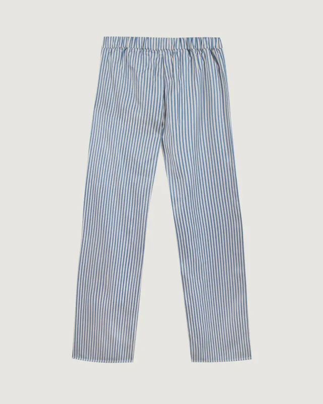 "Stripes" oudin tencel pants sold by Maison Labiche