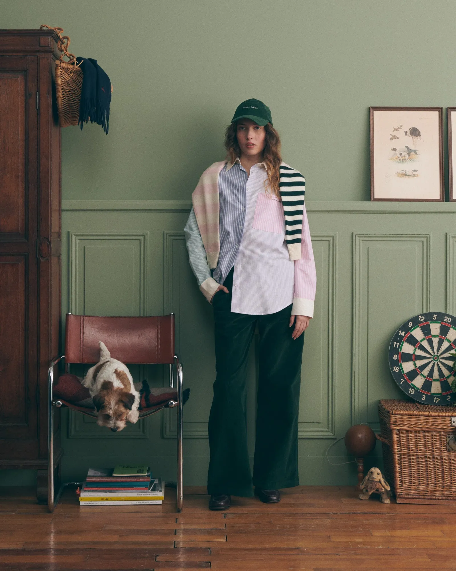 "Out Of Office" loutil oxford cotton shirt sold by Maison Labiche product image thumbnail 2