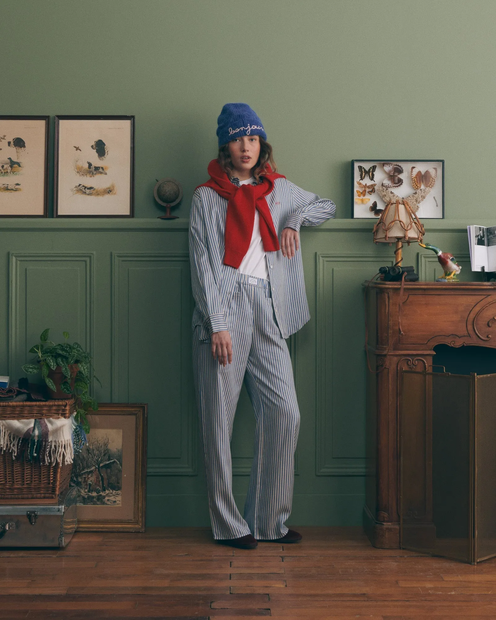 "Amour" dewet tencel shirt sold by Maison Labiche product image thumbnail 2