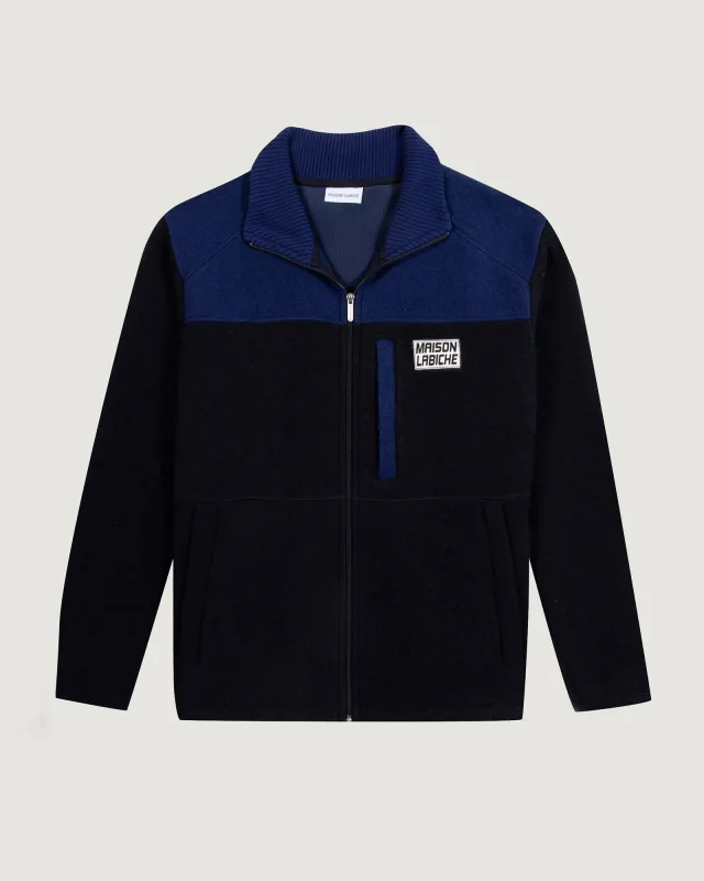 "Maison Labiche" menans wool polar fleece sold by Maison Labiche