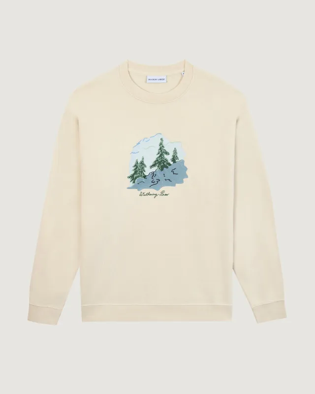 "Wuthering Pines" ledru sweatshirt sold by Maison Labiche