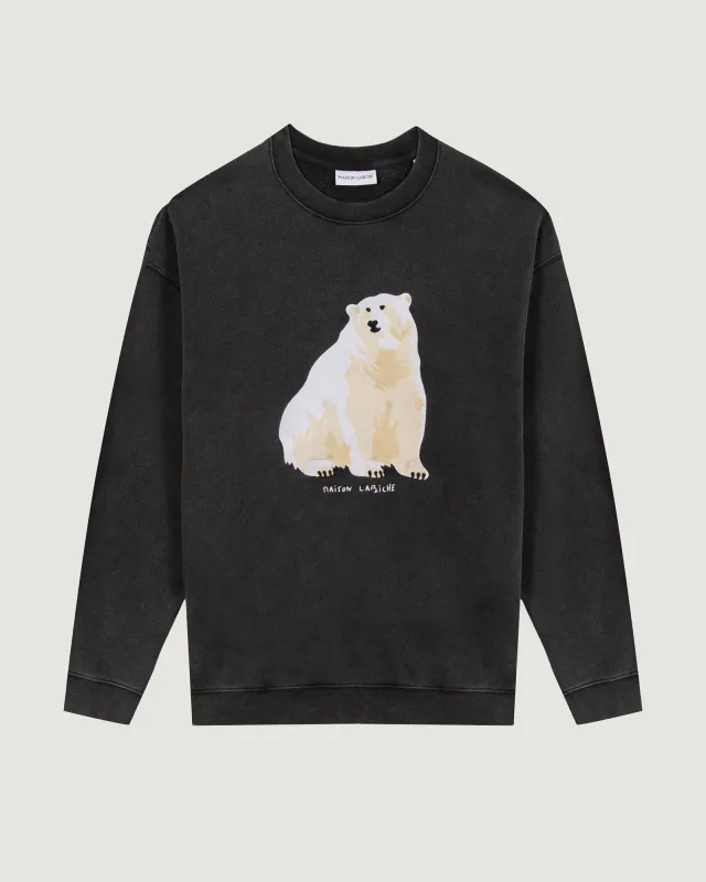 "Polar Bear" ledru sweatshirt sold by Maison Labiche