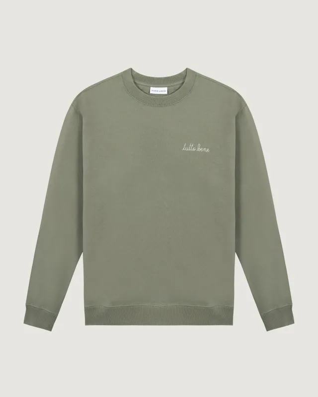 "Tutto Bene" charonne sweatshirt sold by Maison Labiche