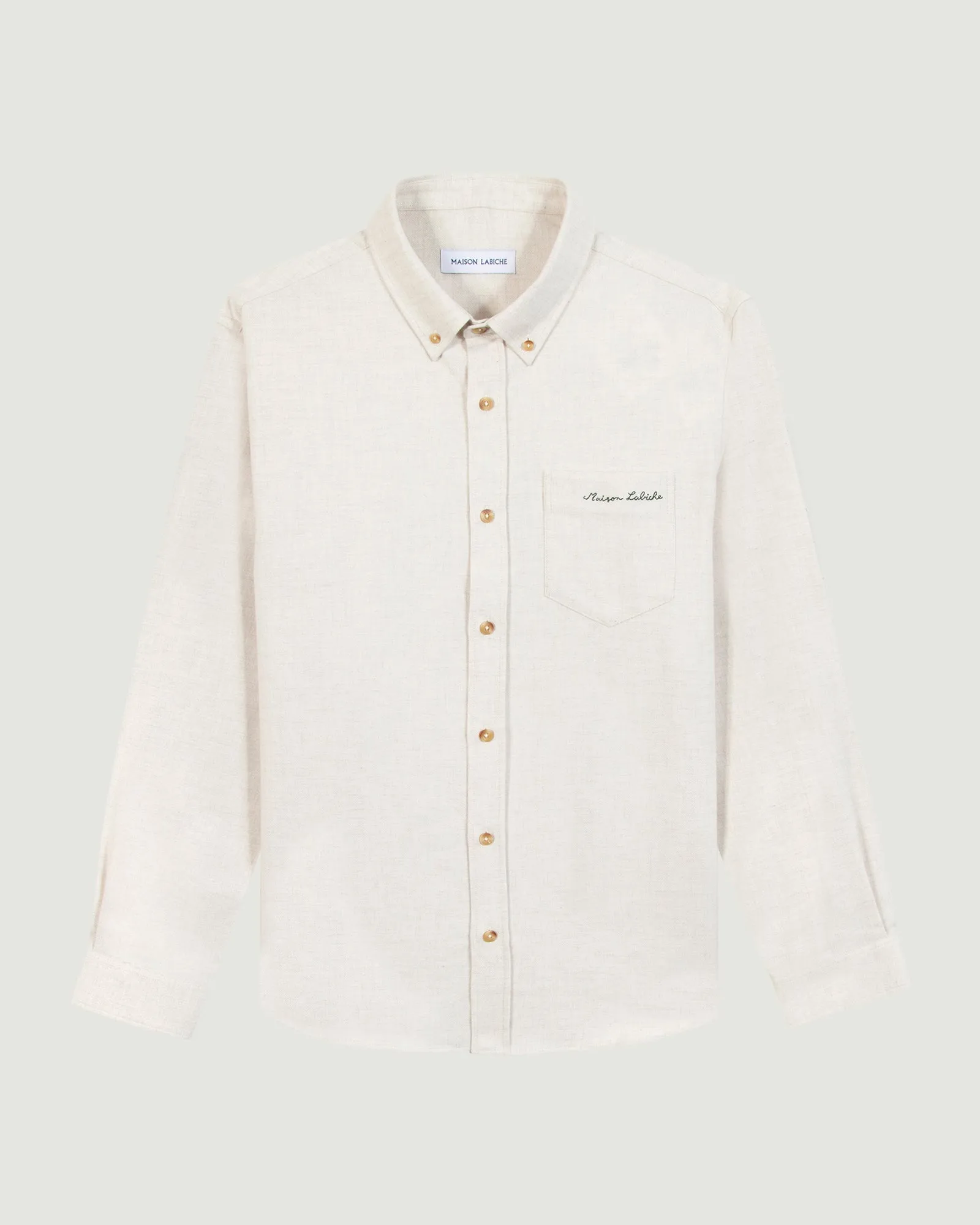 "Flannel" bonne graine shirt sold by Maison Labiche