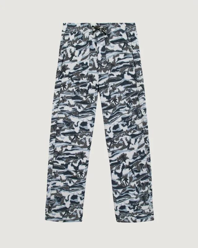 "Jacquard Camouflage" guignier pants sold by Maison Labiche