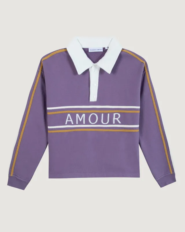 "Amour" cépré sweatshirt sold by Maison Labiche