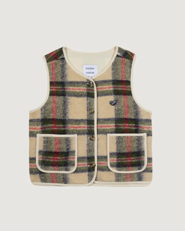 "Patch Coeur" valhubert wool jacket made by Maison Labiche