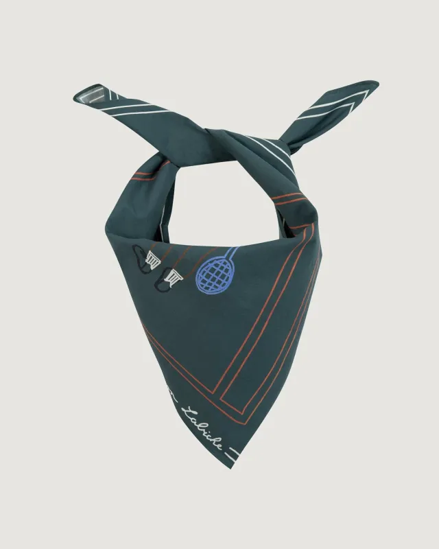 "Tennis" lampue bandana sold by Maison Labiche