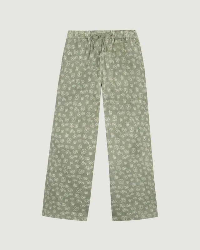 "Clovers" lauth velvet pants sold by Maison Labiche