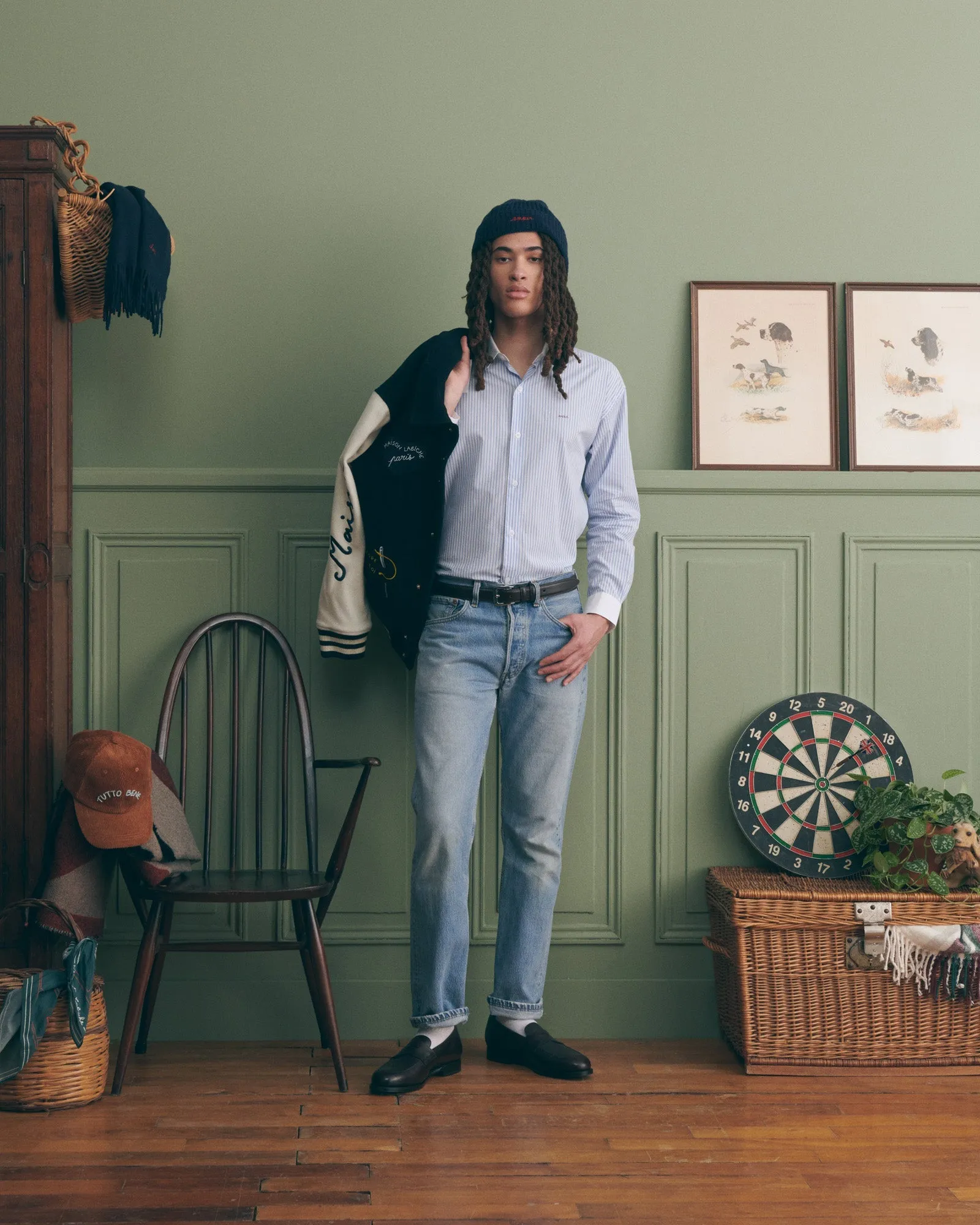 "Amour" breteuil poplin shirt sold by Maison Labiche product image thumbnail 2