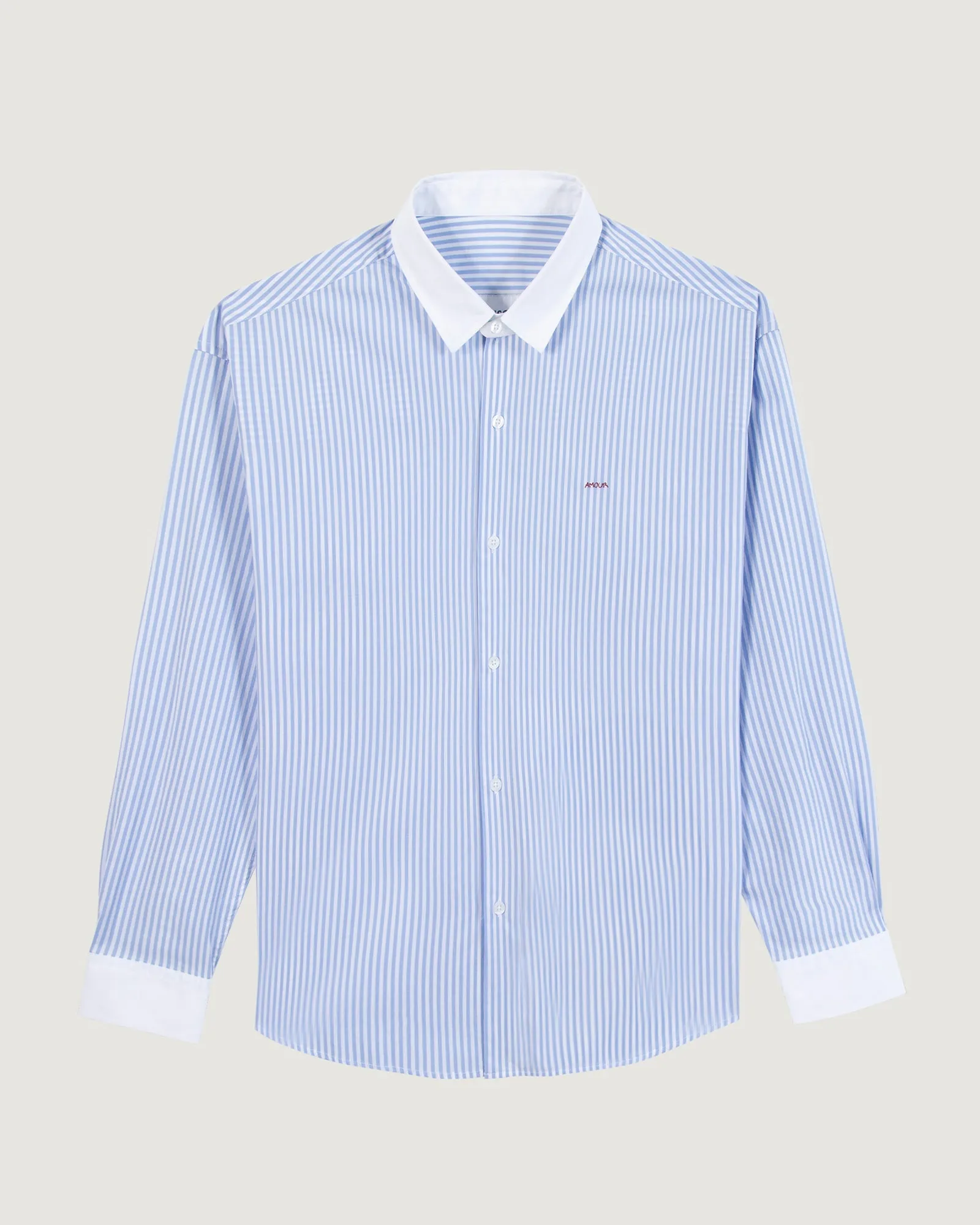 "Amour" breteuil poplin shirt sold by Maison Labiche