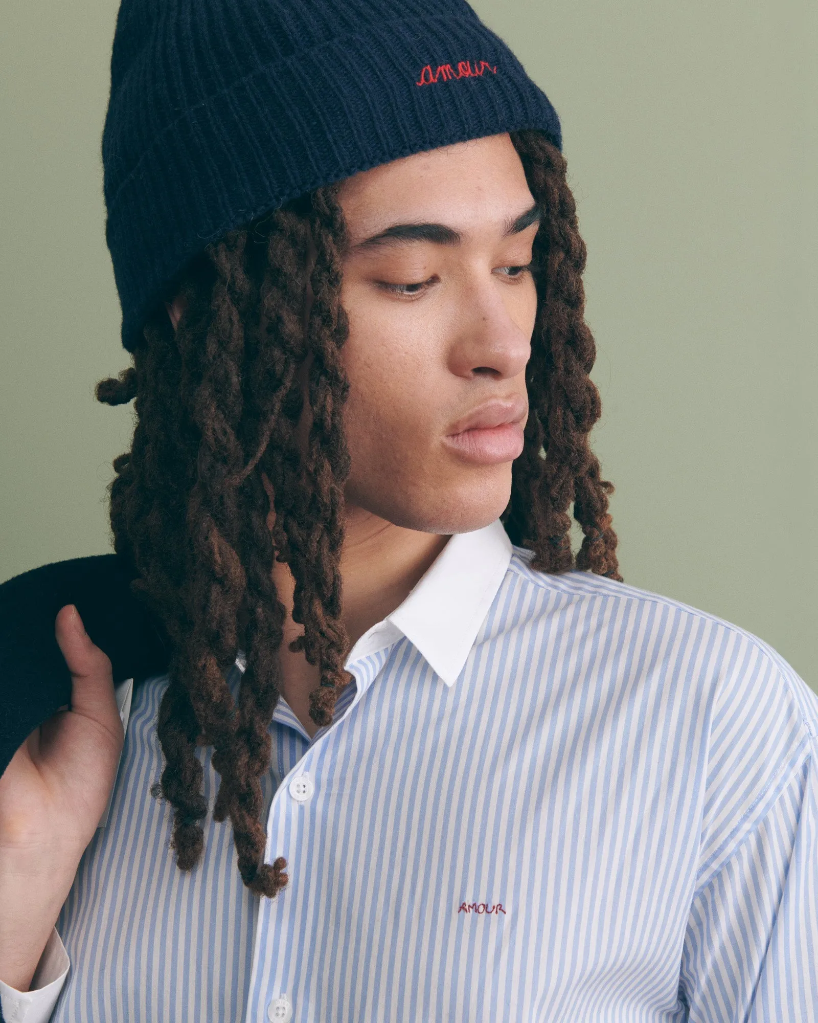 "Amour" breteuil poplin shirt sold by Maison Labiche product image thumbnail 3