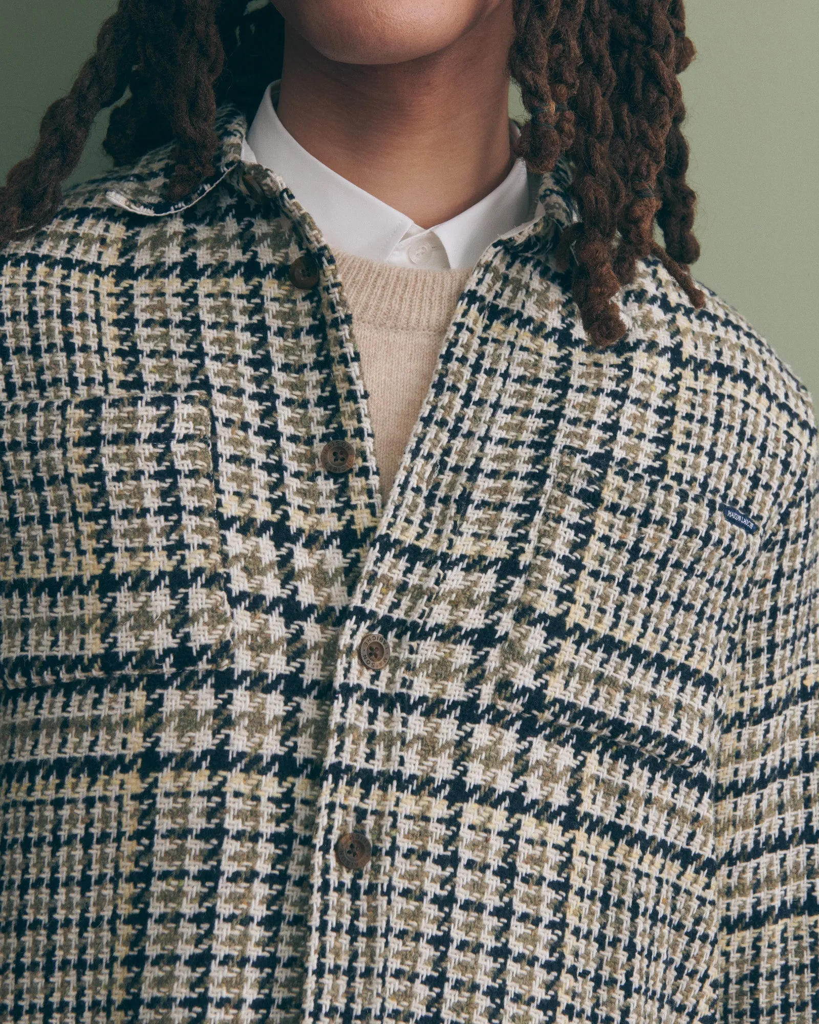 "Wool" monge overshirt sold by Maison Labiche product image thumbnail 3
