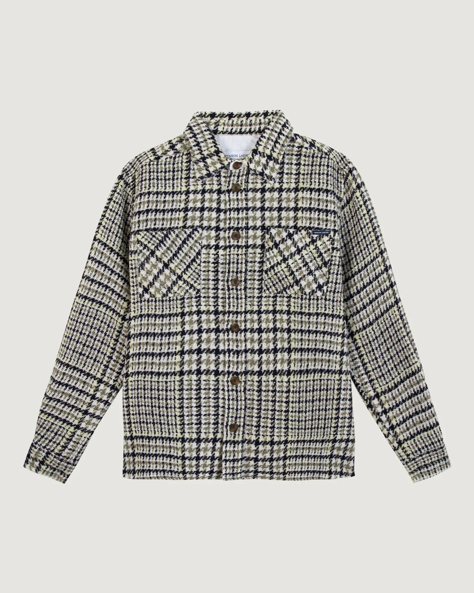 "Wool" monge overshirt sold by Maison Labiche