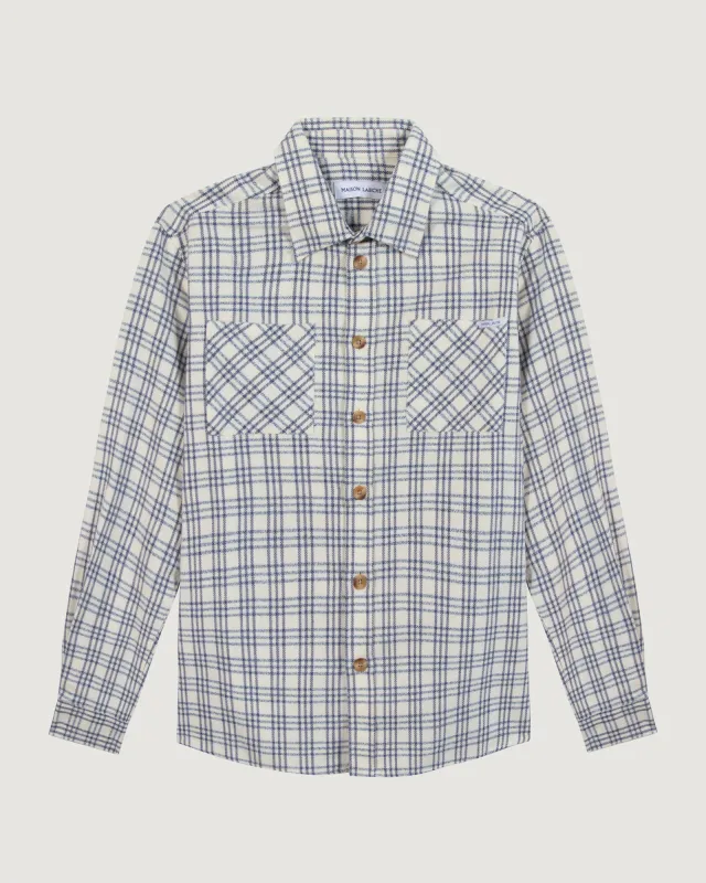 "Flannel" monge overshirt sold by Maison Labiche