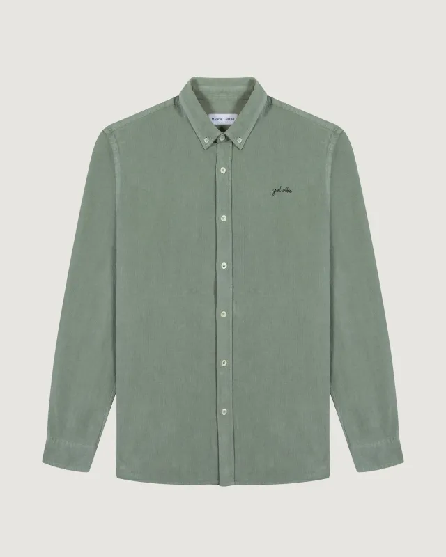 "Tutto Bene" malesherbes velvet shirt sold by Maison Labiche