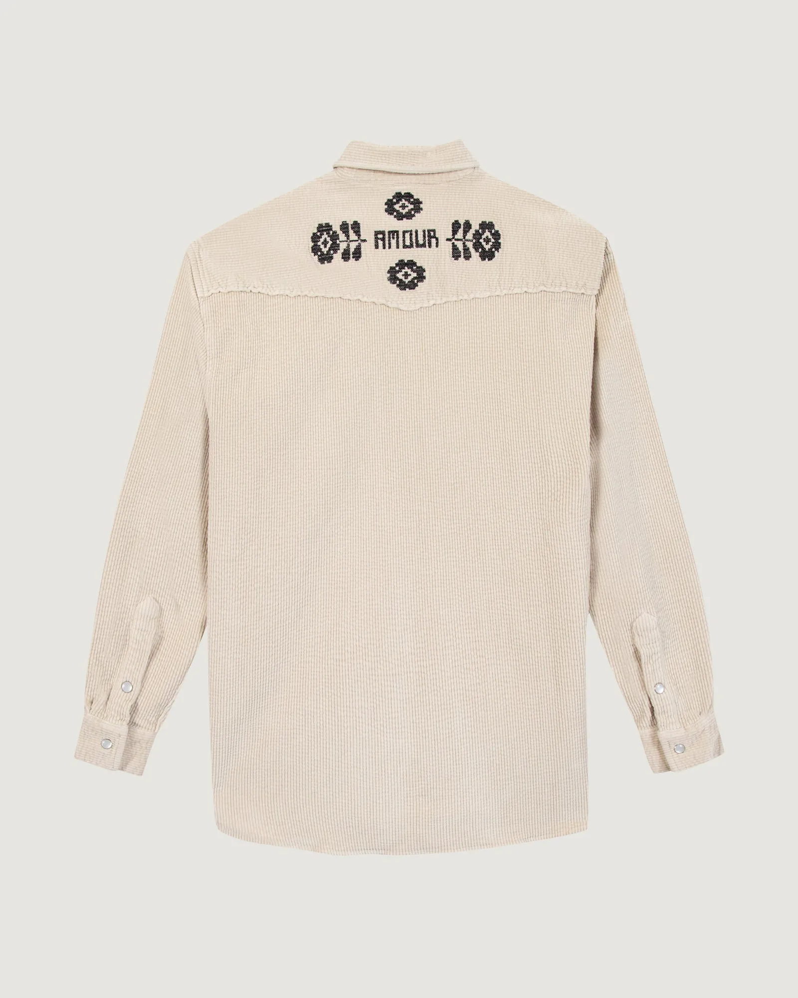 "Amour" monselet velvet shirt sold by Maison Labiche product image thumbnail 2