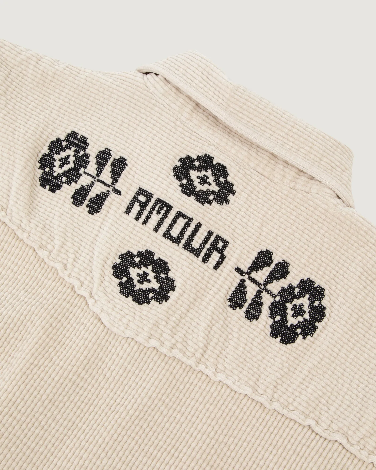 "Amour" monselet velvet shirt sold by Maison Labiche product image thumbnail 4