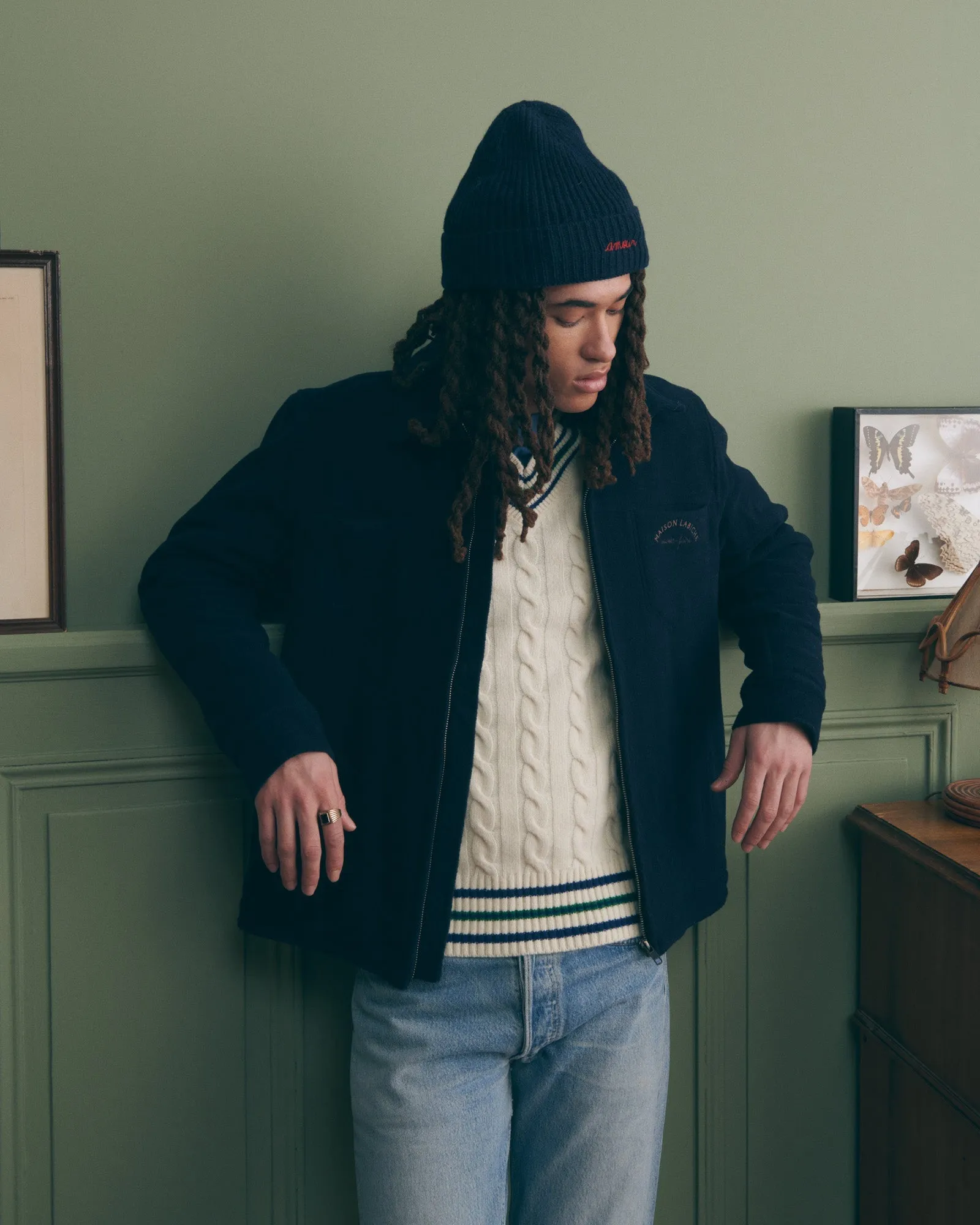 "Mini Manufacture" bissiere wool jacket sold by Maison Labiche product image thumbnail 3