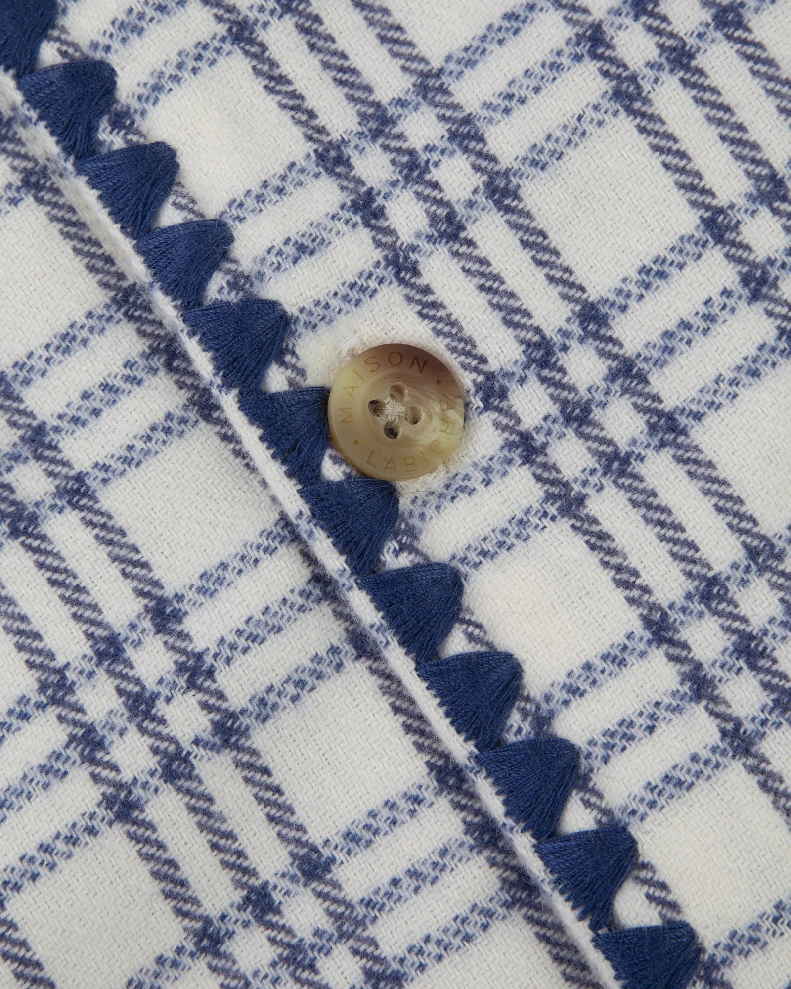 "Patch Coeur" minjoz flannel shirt sold by Maison Labiche product image thumbnail 4