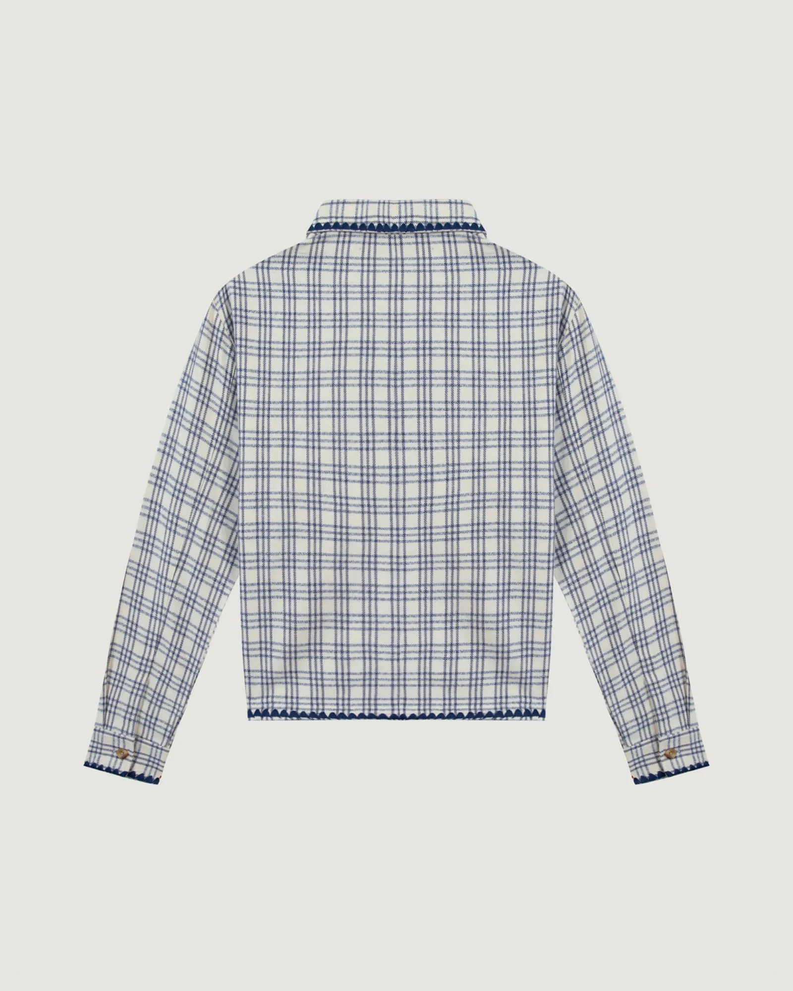 "Patch Coeur" minjoz flannel shirt sold by Maison Labiche product image thumbnail 2