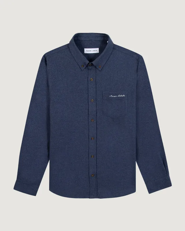 "Flannel" bonne graine shirt sold by Maison Labiche