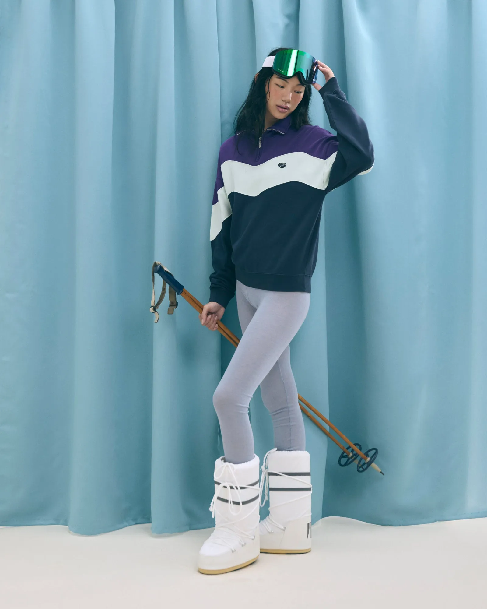 "Patch Coeur" placide patchwork sweatshirt sold by Maison Labiche product image thumbnail 2