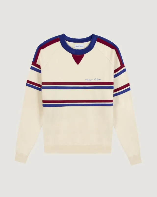 "Maison Labiche" ledru patchwork sweatshirt sold by Maison Labiche