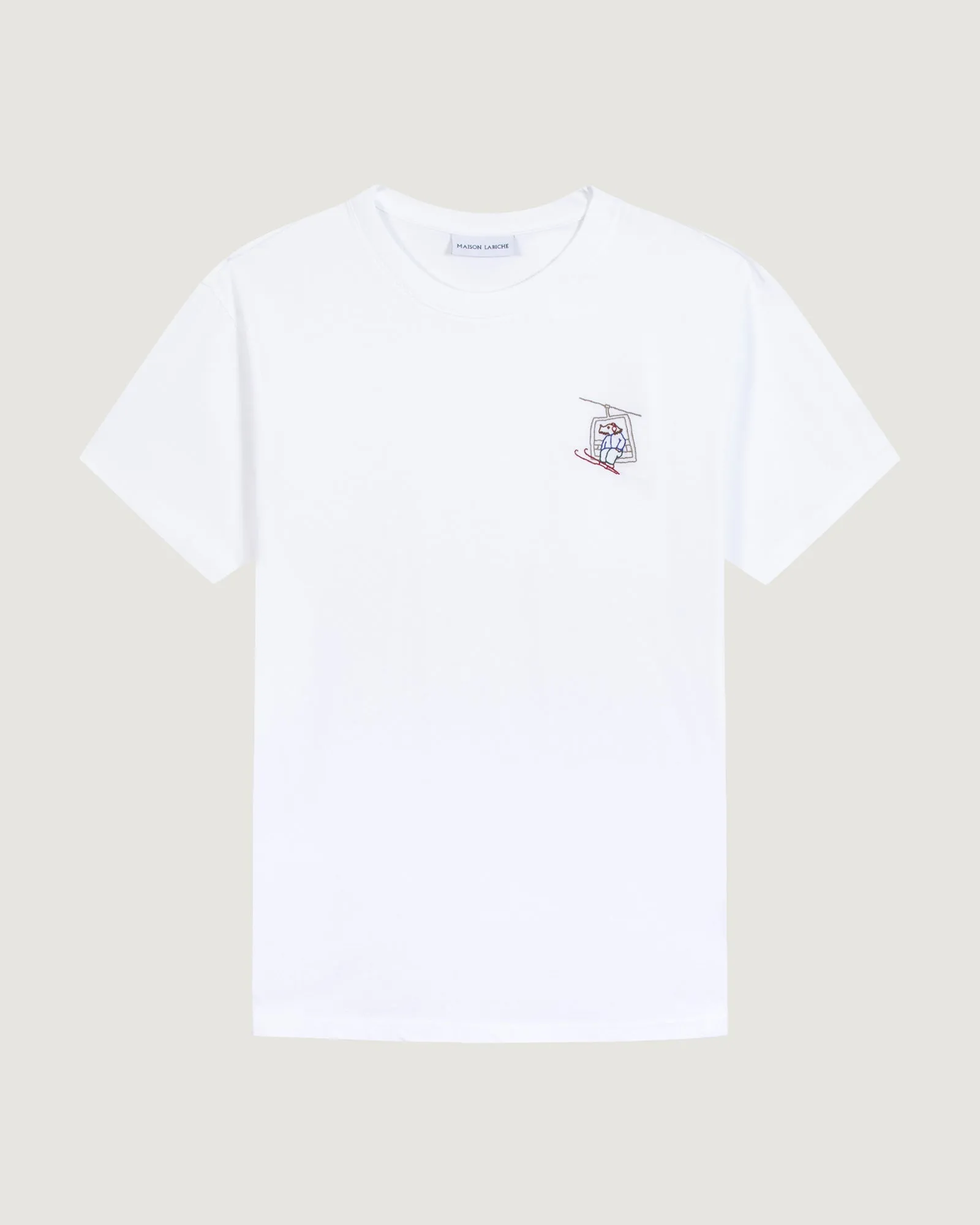 "Ski Dog" popincourt t-shirt sold by Maison Labiche