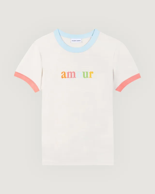 "Amour" montherlant t-shirt sold by Maison Labiche