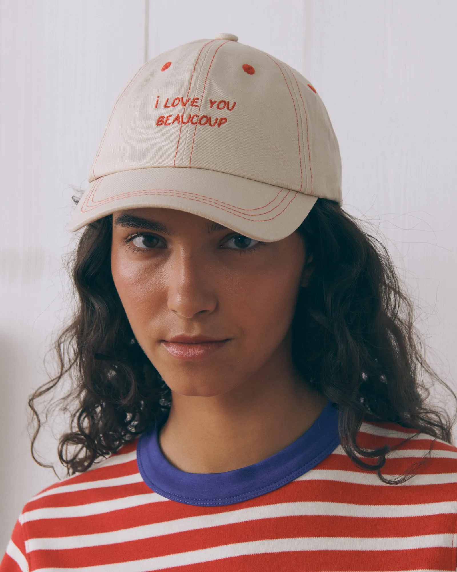 "I Love You Beaucoup" beaumont cap sold by Maison Labiche product image thumbnail 2