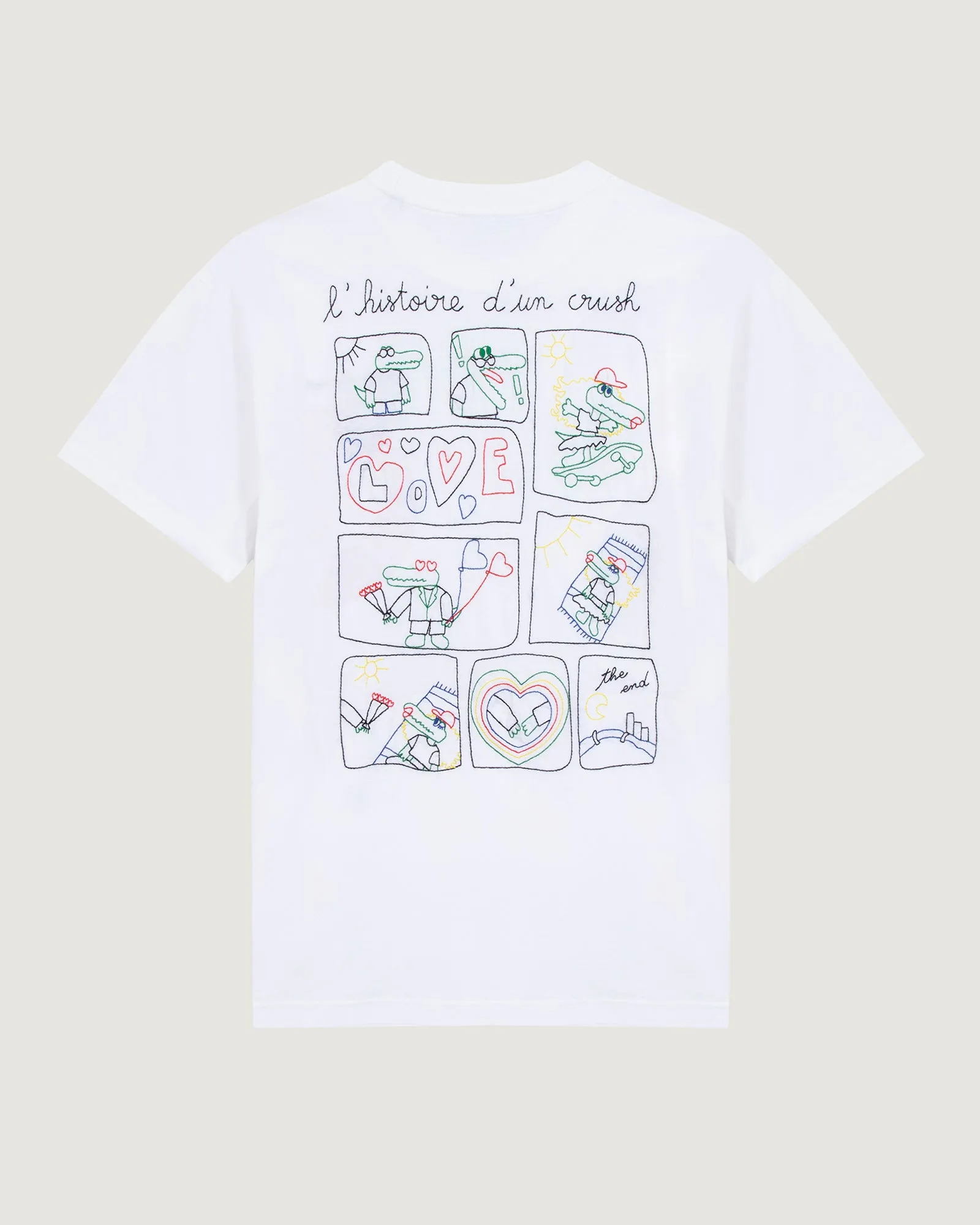 "L Histoire D Un Crush" patureau t-shirt sold by Maison Labiche product image thumbnail 2