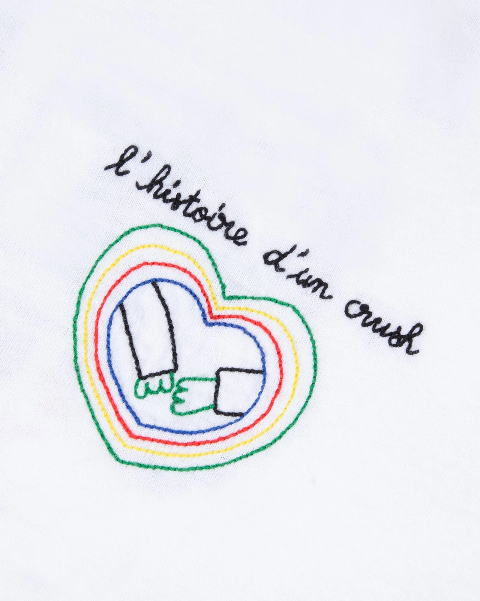"L Histoire D Un Crush" patureau t-shirt sold by Maison Labiche product image thumbnail 4
