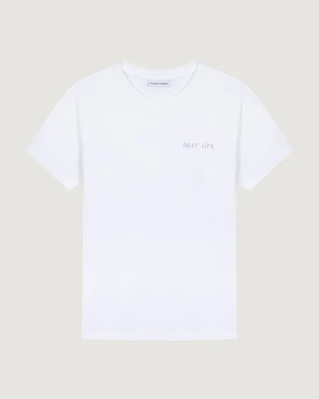 "Best Life" popincourt t-shirt sold by Maison Labiche