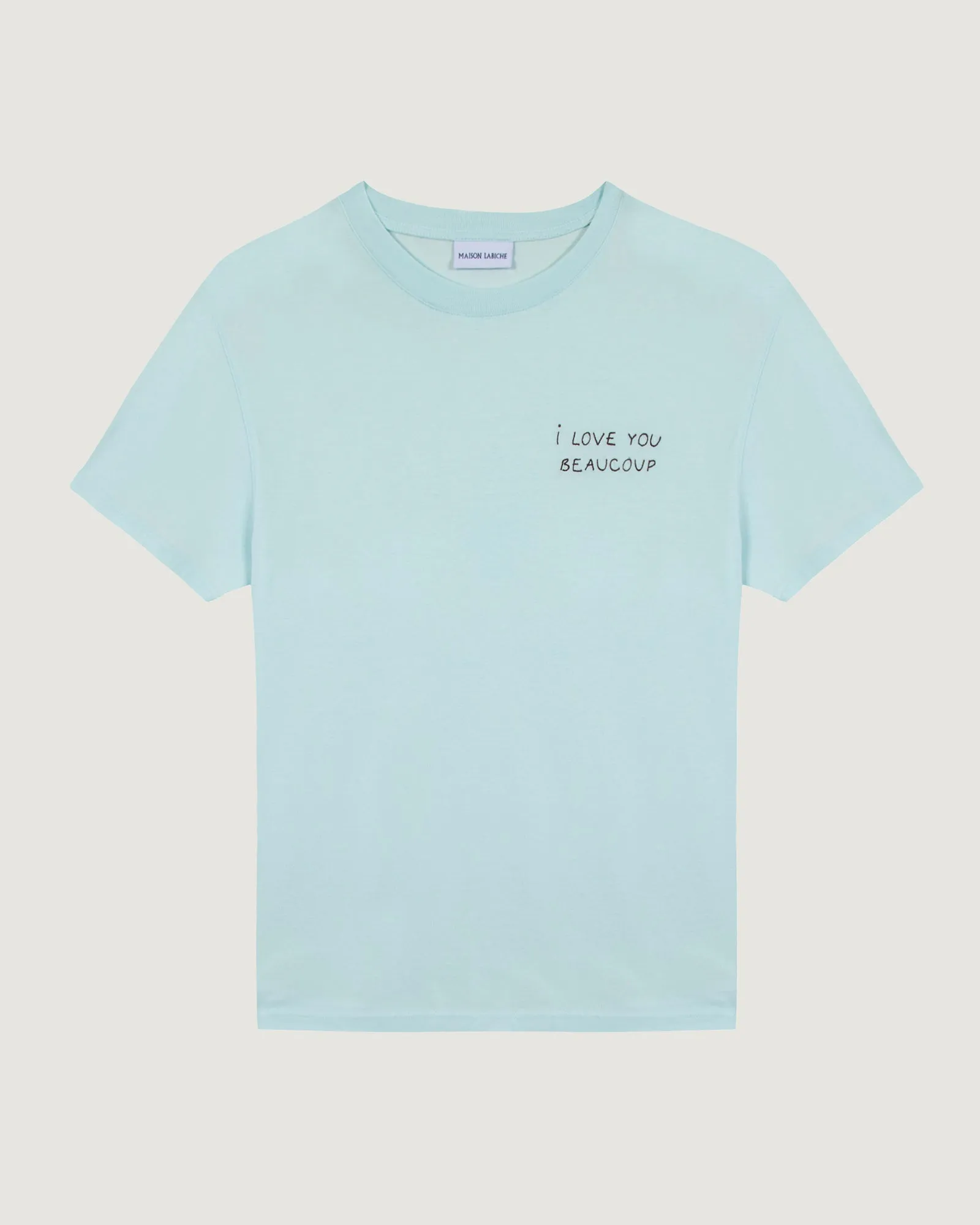 "I Love You Beaucoup" popincourt t-shirt sold by Maison Labiche