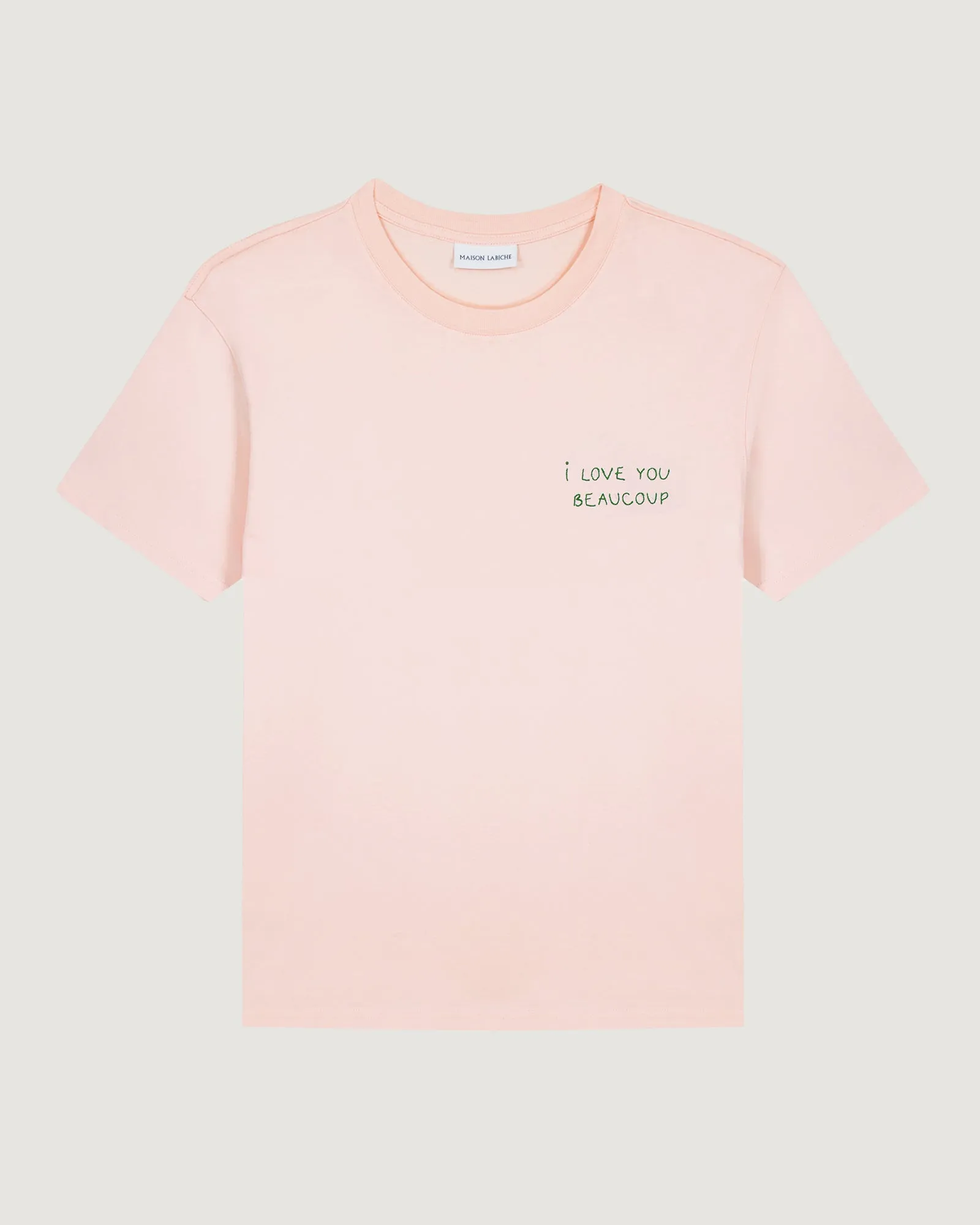 "I Love You Beaucoup" popincourt t-shirt sold by Maison Labiche