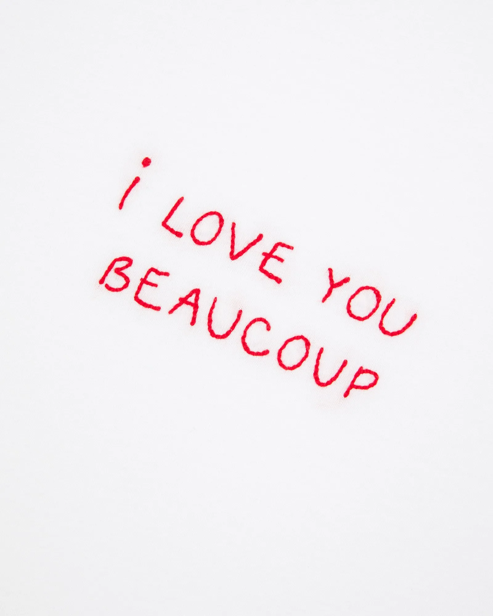 "I Love You Beaucoup" popincourt t-shirt sold by Maison Labiche product image thumbnail 5
