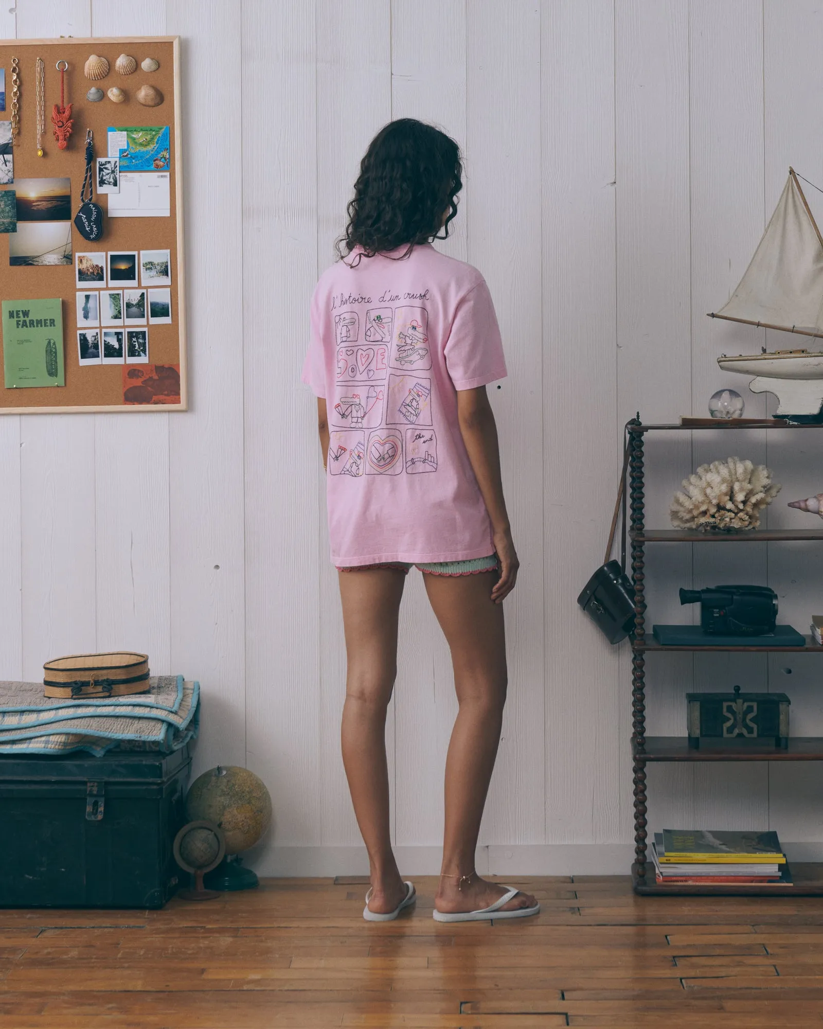 "L Histoire D Un Crush" bainville t-shirt sold by Maison Labiche product image thumbnail 2