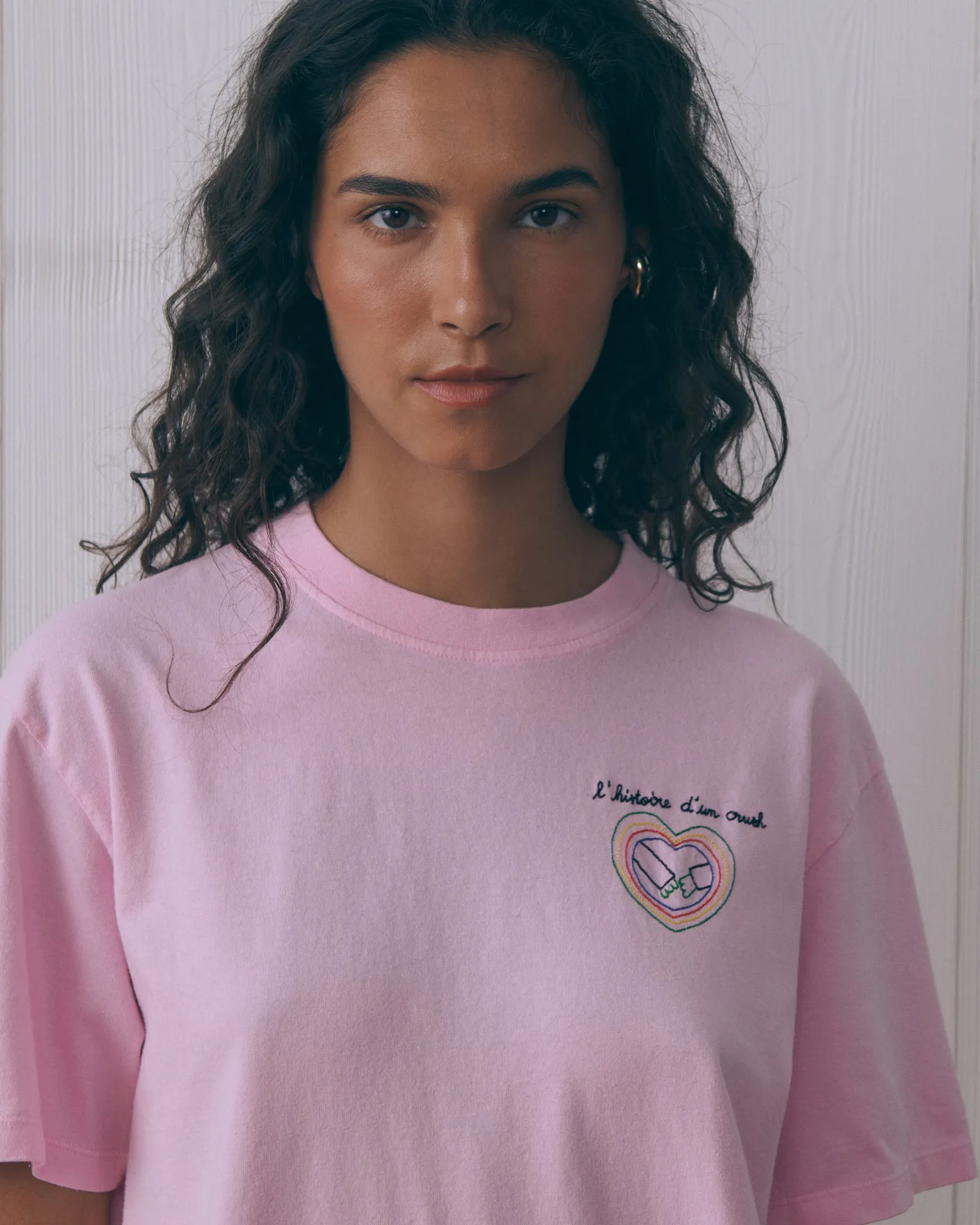 "L Histoire D Un Crush" bainville t-shirt sold by Maison Labiche product image thumbnail 4