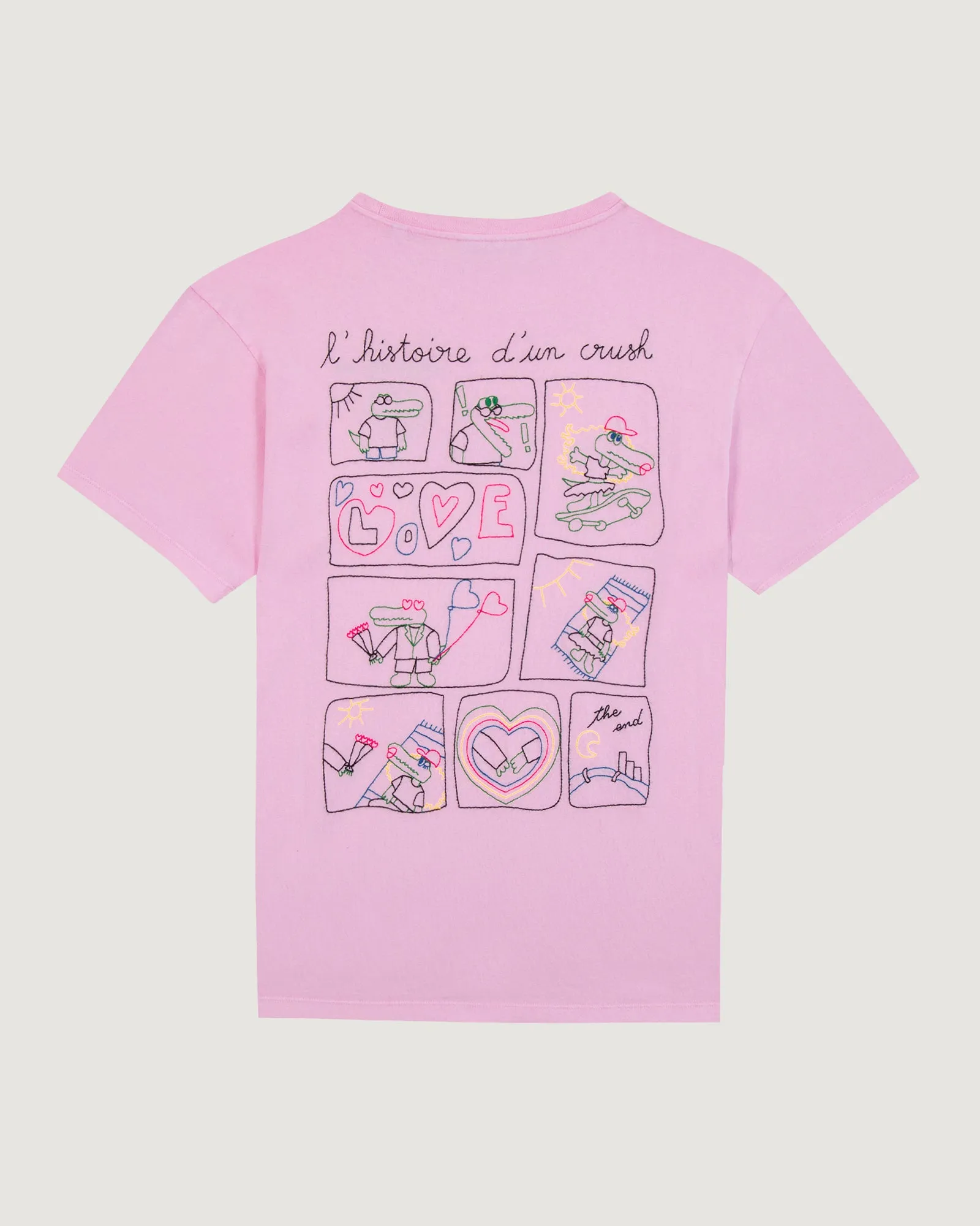 "L Histoire D Un Crush" bainville t-shirt sold by Maison Labiche product image thumbnail 5