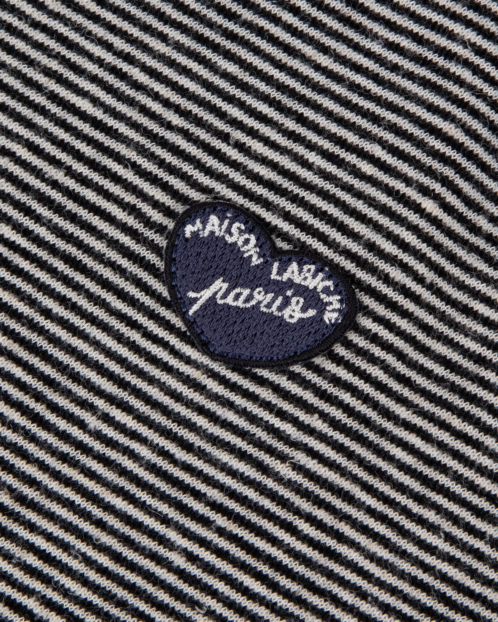 "Patch Coeur" chateau cotton linen t-shirt sold by Maison Labiche product image thumbnail 3