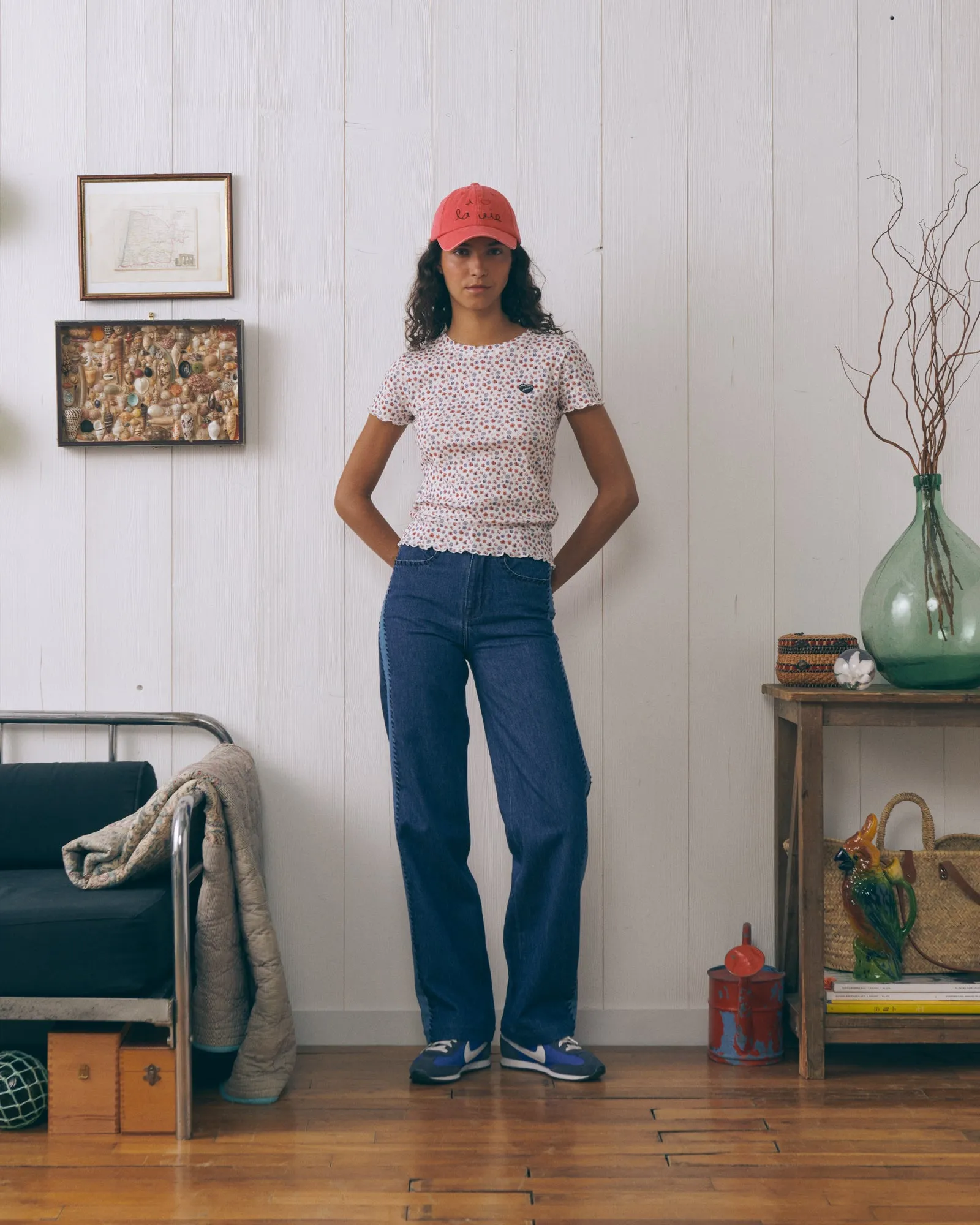 "Patch Coeur" folies ribbed t-shirt sold by Maison Labiche product image thumbnail 2