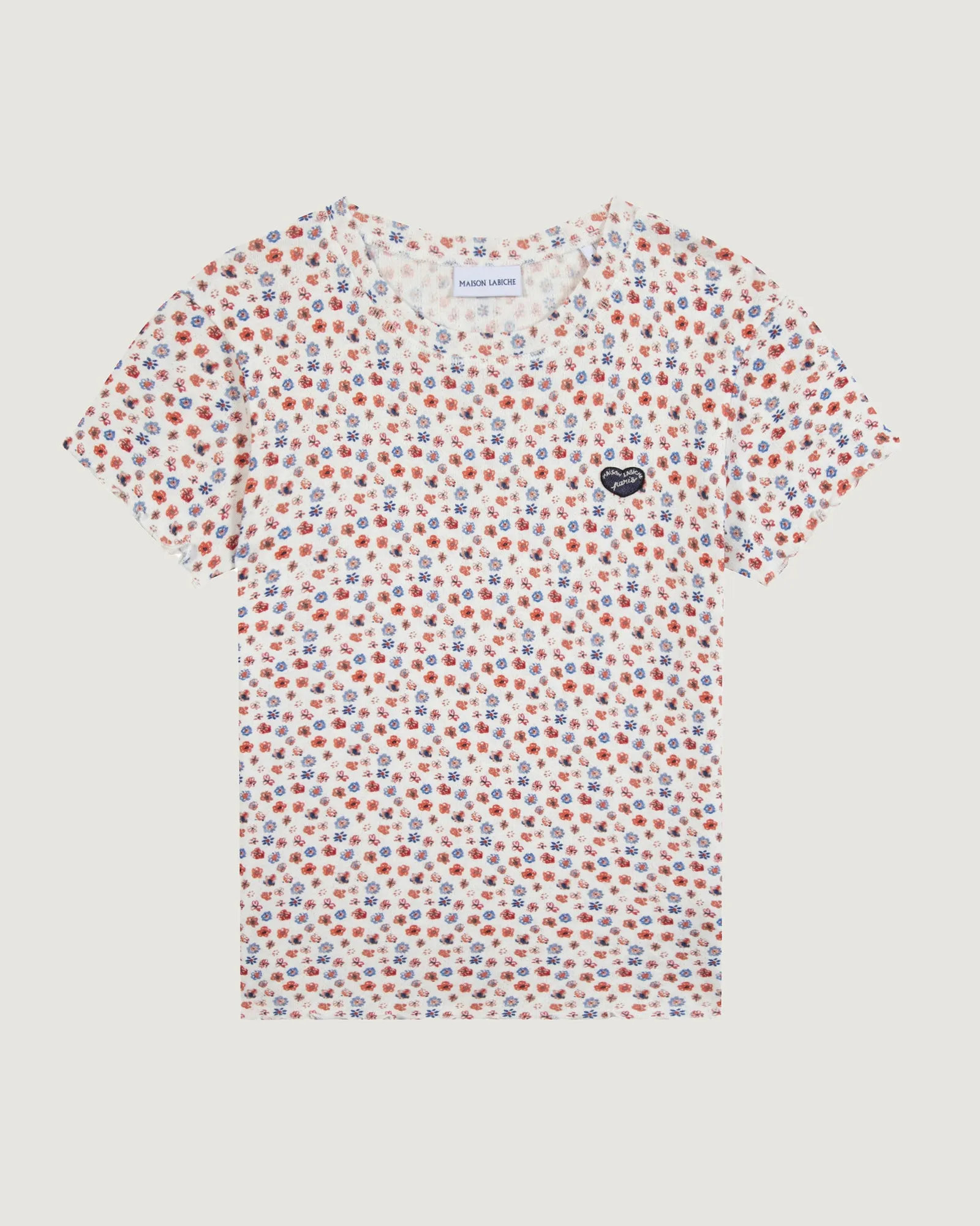 "Patch Coeur" folies ribbed t-shirt sold by Maison Labiche